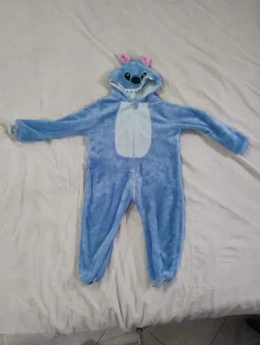 Pijama Macacão Menina Infantil Stich