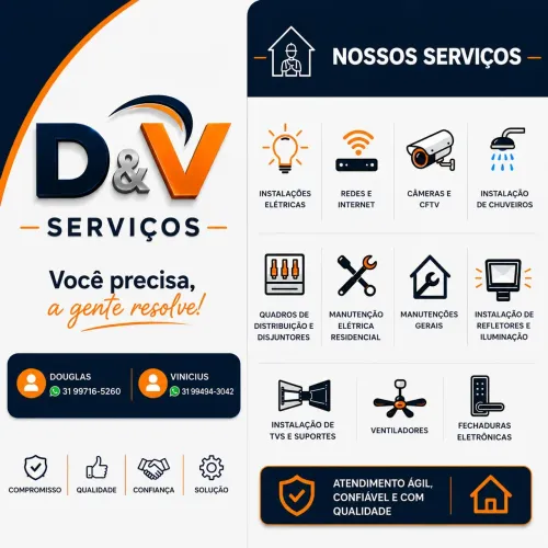 Eletricista Residência e Manutenção em Geral