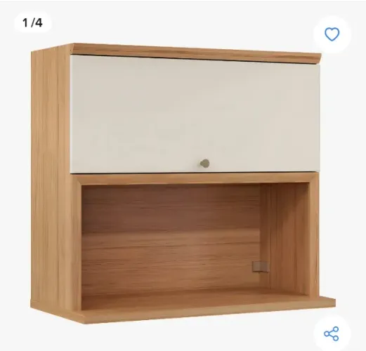 Armário aéreo 80cm modulado