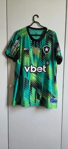 Camisa Botafogo 2025 de jogo patch campeao 2024