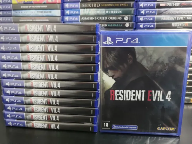 Resident evil 4 Remake (Lacrado) midia fisica Jogos ps4