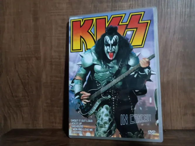 Dvd Kiss in concert usado na condição