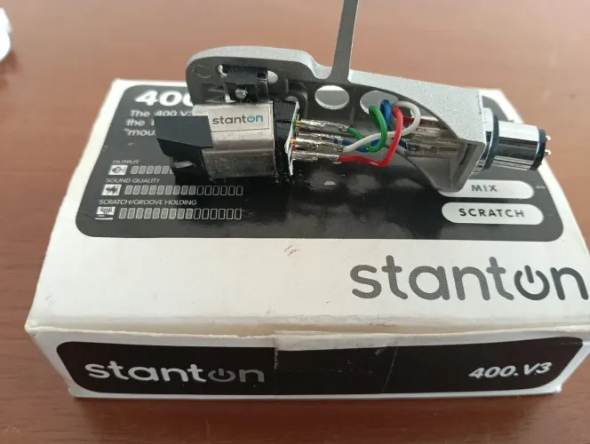Technics mk2 Stanton Heardshell cápsula e agulha 