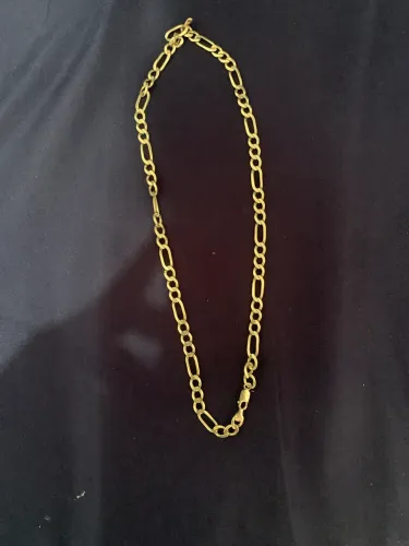 Vendo cordão de prata banhado a ouro