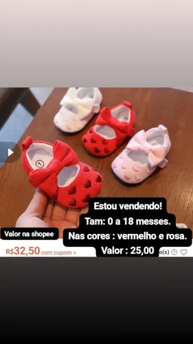 Sapatinhos bebê menina