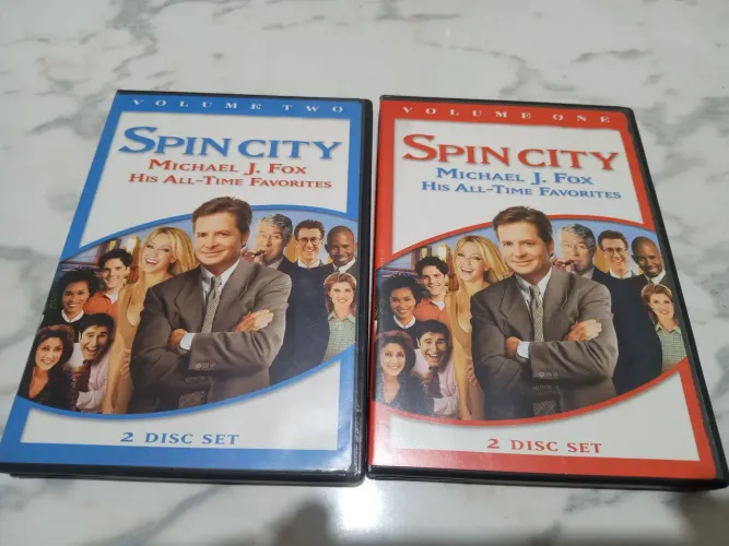 DVD série Spin City Michael J. Fox 4 DVDs importado 