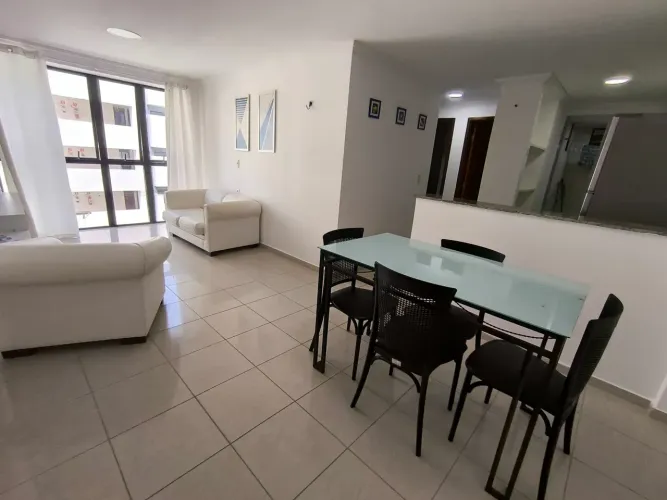 Apartamento mobiliado para aluguel, 02 quartos, elevador, portaria perto do Mag Shopping