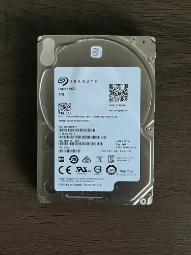 HD 4TB Seagate BarraCuda 2.5" Sata 3 (Notebook, PC, PS4, Xbox, NAS) - 100% Saudável