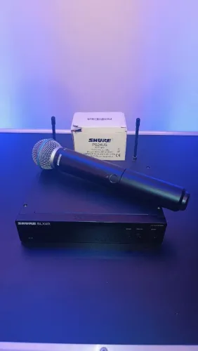 Microfone Shure BLX24R BETA 58A Profissional Sem Fio Homologada ANATEL J10