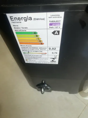 Vendo Maquina De Lavar Petit 1,2 Kg 5 Programas De Lavagem Praxis Cor Preto 110v