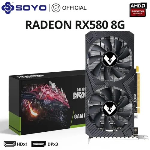 Placa de Vídeo RX580 8gb