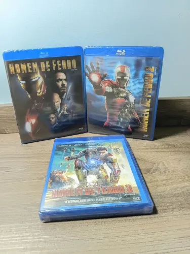 Trilogia Homem de Ferro Bluray Lacrado