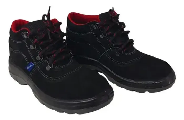 Bota Botina Marrom e Preto Nobuck Kala Profissional CA