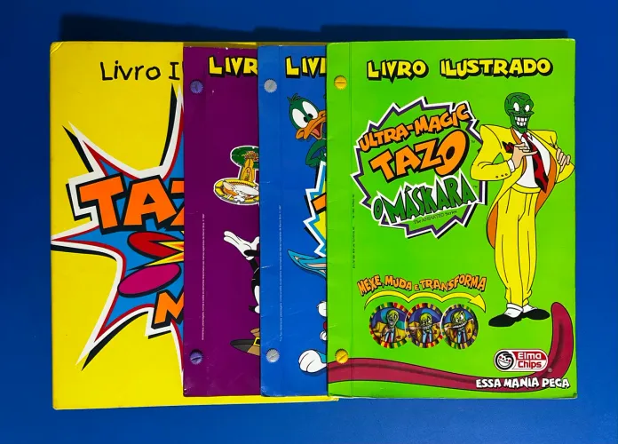 Tazos Fichários Elma Chips Tazo Mania