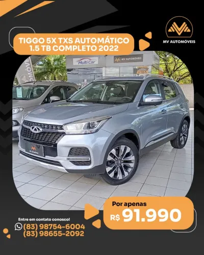 Chery Tiggo 5X TXS 1.5 16V Turbo Flex Aut. 2022