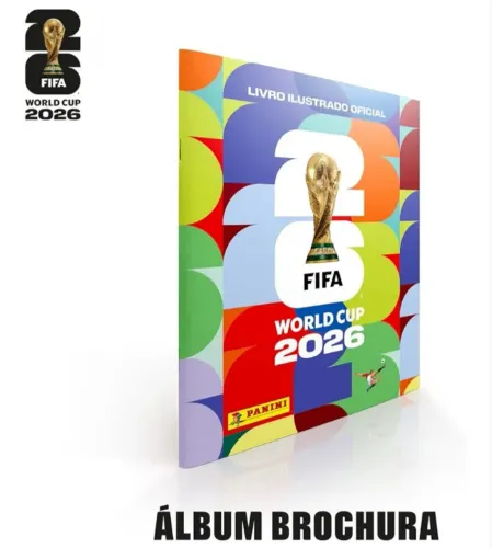 Álbum da copa 2026 novo em branco