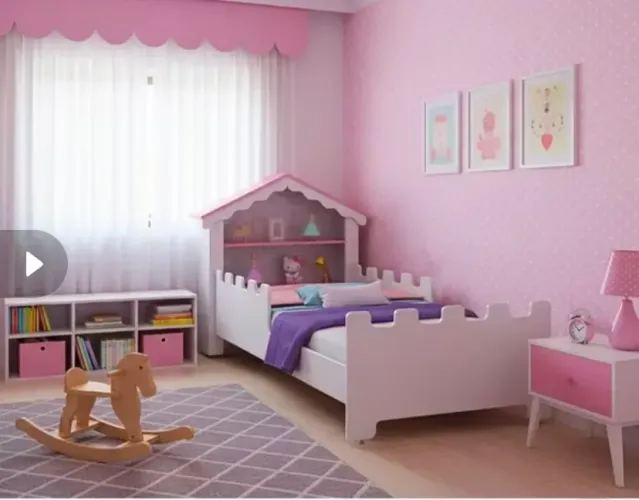 Mini Cama Casinha Princesa