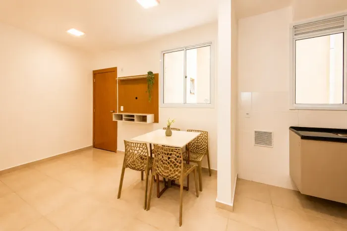 Apartamento para venda possui 46 metros quadrados com 2 quartos