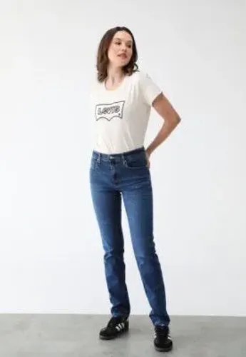 Calça Feminina 724 High Rise Straight Azul Levi's