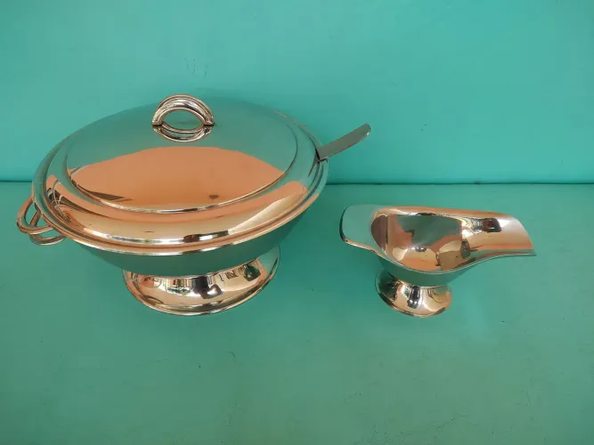 Sopeira e molheira inox Tramontina