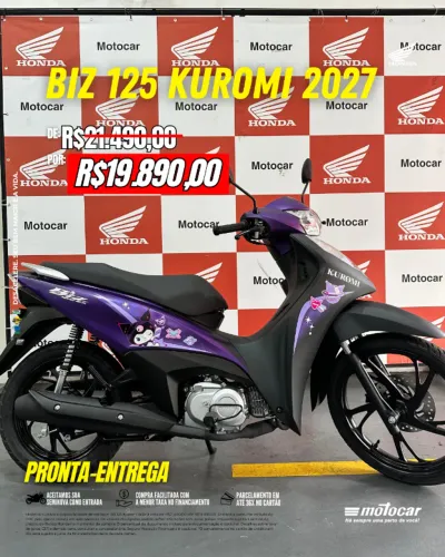 HONDA BIZ 125 KUROMI EDIÇÃO LIMITADA