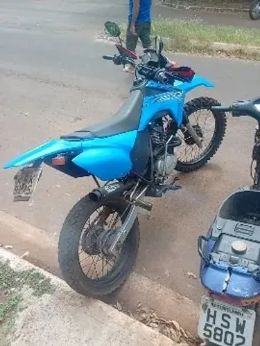 Moto trilha fazenda 