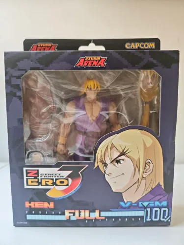 Ken Roxo Street Fighter Zero/Alpha 3 Storm Arena Exclusivo EVENTO Wonder Festival