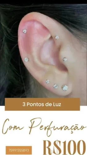 Piercing orelha jóias Feira de Santana ba