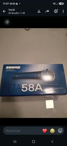 Microfone Shure BETA 58A