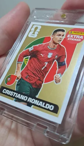Figurinha Extra Legend Cristiano Ronaldo Ouro - Copa 2026 (Pra Vender Hoje!)