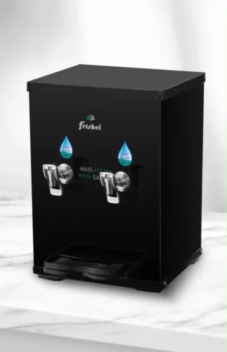 Bebedouro Industrial de Bancada Frisbel 10 Litros Preto
