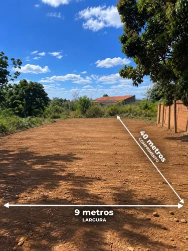 Terreno no Fernandes 9 por 40m