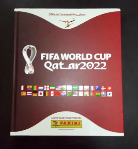Álbum de figurinhas Capa Dura da Copa do Mundo 2022 - completo