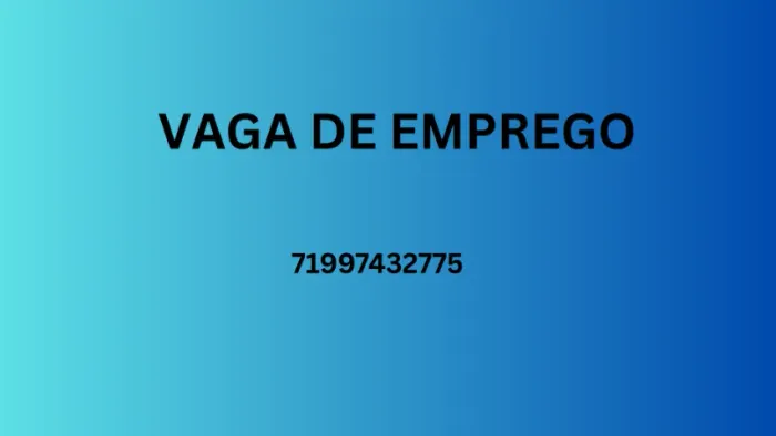 Vaga de emprego