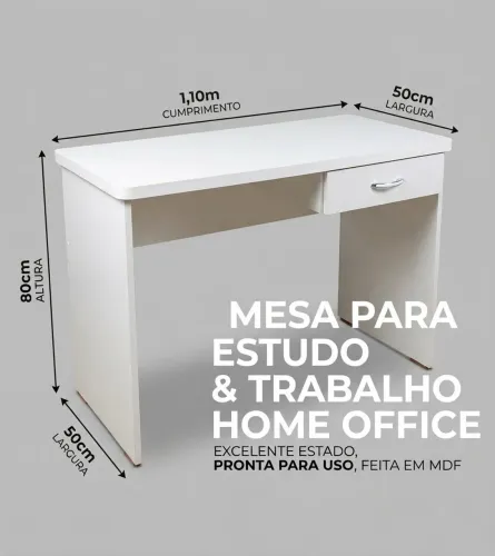Vendo mesa para Estudo e trabalho Home Office, MDF ótimo Estado!