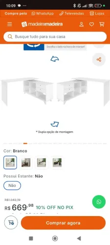 Escrivaninha/ mesa de escritório 