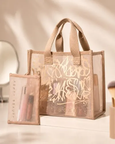 mini sacola Fenty Beaty rosa - NOVA
