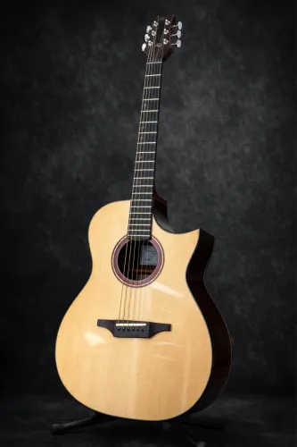 Violão Aço Luthier Marcos Evangelista - Abeto / Jacarandá Indiano - Excelente Estado