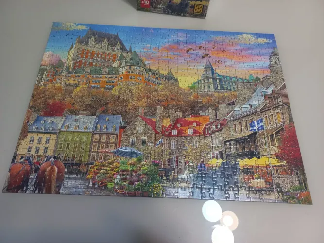 Vendo quebra-cabeça 500 peças Quebec