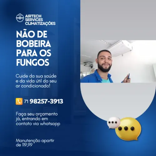 Manutenção e instalação de ar condicionados