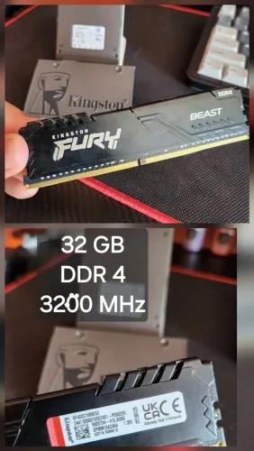 32 gigas DDR 4 a 3200 MHz