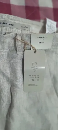 Calça  de linho