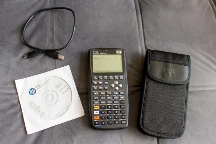 Calculadora Gráfica Científica Hp 50g, Capa Protetora, Cabo e Cd