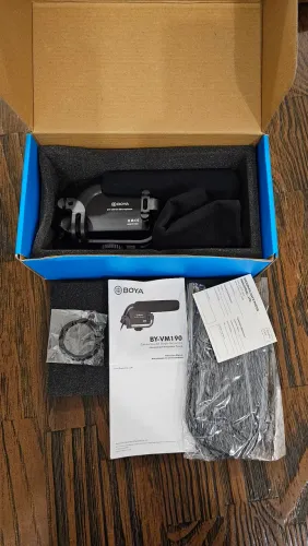 Microfone Boya BY-VM190 - NOVO