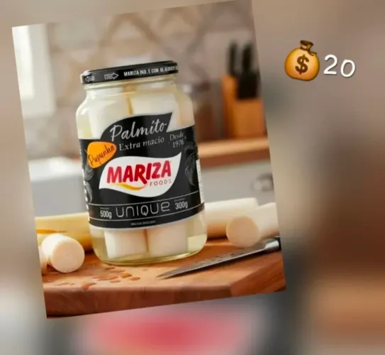 Palmito acai mariza  atacado e varejo
