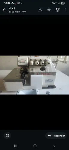 Maquina overloque industrial 