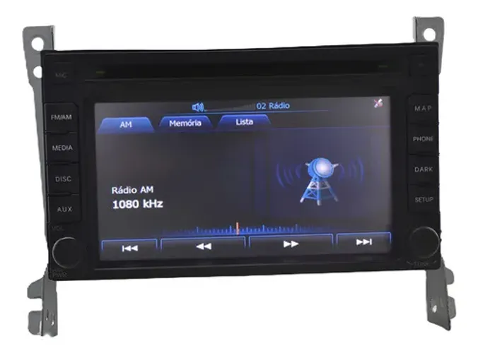 Tela Multimidia Painel Hyundai Tucson 2011 2012 Original Preto