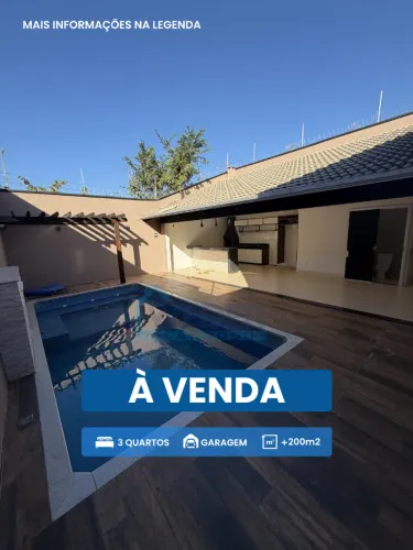 Casa completa com energia solar e área de lazer em Gurupi - Cód 904