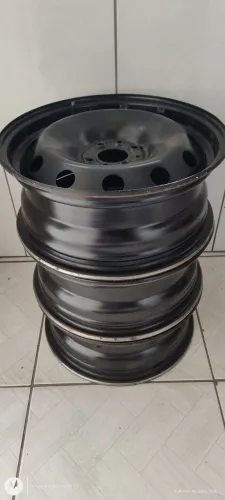 Jogo de rodas de ferro 15"