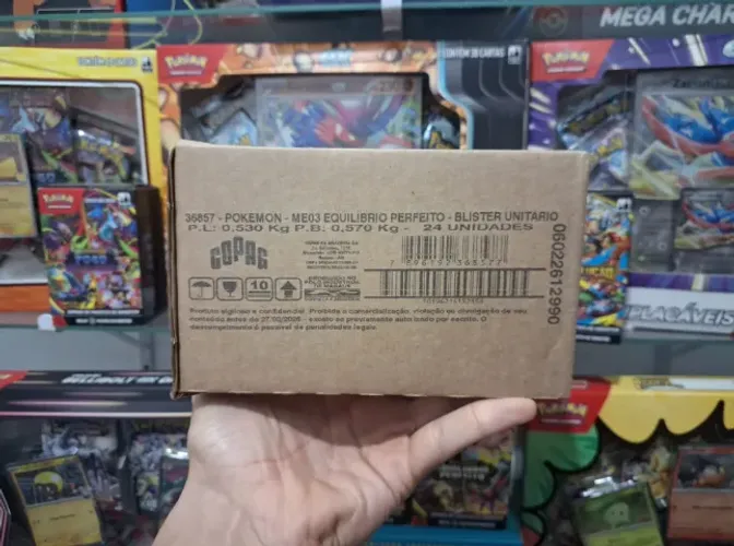 Pokemon cade lacrado Blister Unitário Equilíbrio Perfeito